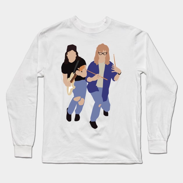 Wayne's World Long Sleeve T-Shirt by Art Designs